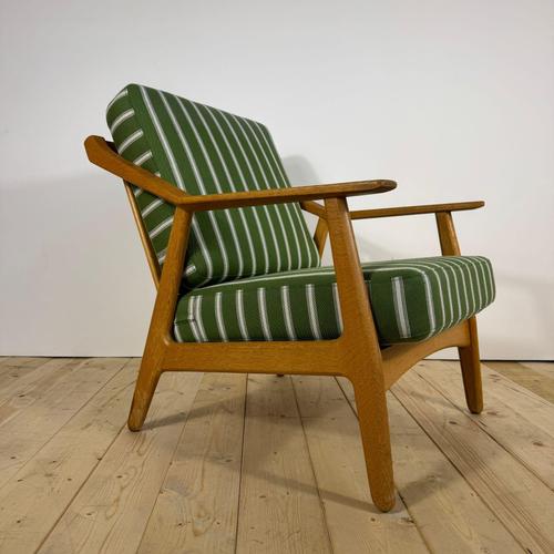 Wood Mid-Century Modern Danish Chair in Teak and Oak Frame from Brockmann-Petersen, 1950s For Sale - Image 7 of 12