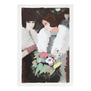 Woman With Bouquet 2, Charles Levier