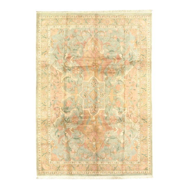 Pasargard DC Hand Knotted Indian Agra Rug For Sale