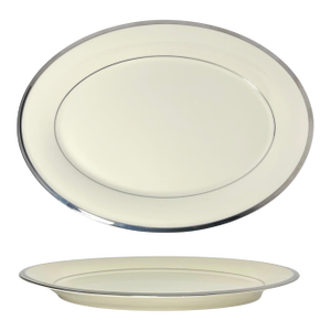 Lenox “Solitaire” Porcelain Medium Oval Serving Platter