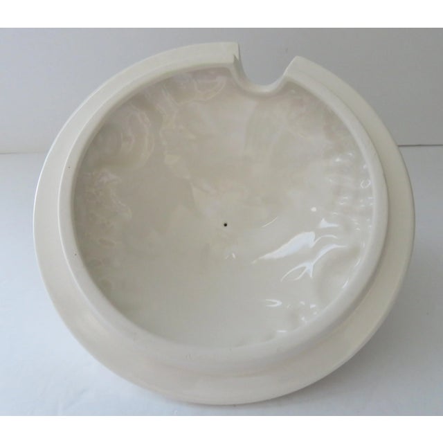 Mid 20th Century White Soup Tureen with Underplate Lid & Ladle Sauvignon by Signature Japan For Sale - Image 11 of 12