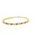 Contemporary Vintage Ruby and Diamond Flexible 14k Yellow Gold Bracelet For Sale - Image 3 of 12