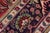 1980s Floral Persian Tabriz Red/Purple Wool Rug - 8'0'' X 11'4'' For Sale - Image 5 of 10