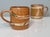 Rustic Studio Ceramic Mugs with Individual Decoration by Helma Klett, Germany, 1980s, Set of 2 For Sale - Image 3 of 8