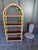 Wood Vintage Leather and Rattan Bookcase, 1970s For Sale - Image 7 of 18