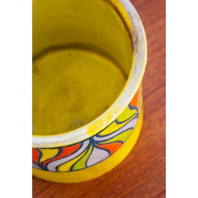 Yellow Mid Century Modern Ceramic Bitossi Rosenthal Netter Italy Yellow Onion Round For Sale - Image 8 of 12