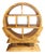 Art Deco Birds Eye Maple Cylindrical Étagère Bookcase Display Cabinet, France, Ca. 1940 For Sale