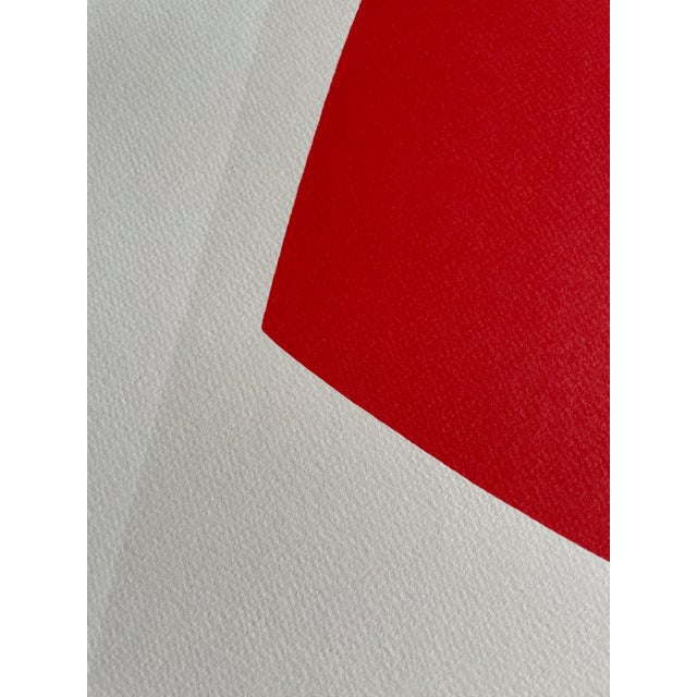2000 - 2009 Ellsworth Kelly (1923-2015), Red White, 1962, Copyright Hèritieres De Ellsworth Kelly, Sabam Belgium 2004, Printed in Belgium For Sale - Image 5 of 6