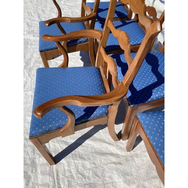 Statton Furniture 70's Timeless Statton Cherry Wood Dining Chairs S/6 For Sale - Image 4 of 10