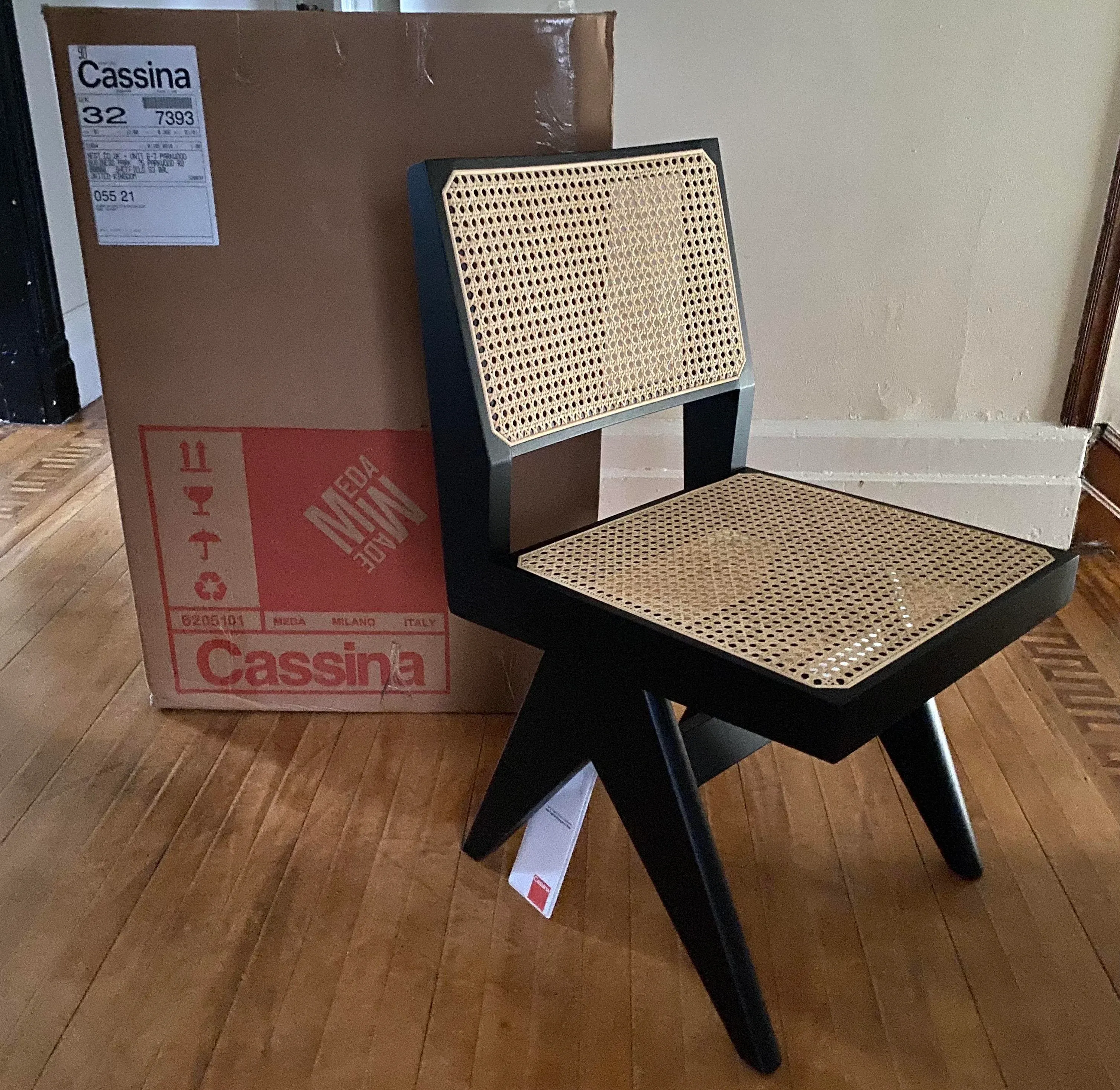 Cassina Pierre Jeanneret 055 Capitol Complex Chair - Brand New