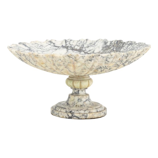 Italian Neoclassical Style Alabaster Tazza For Sale