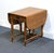 Ethan Allen Ethan Allen Heirloom Nutmeg Maple Colonial Early American 35" Drop Leaf Pembroke Accent End Table 10-8544 For Sale - Image 4 of 16