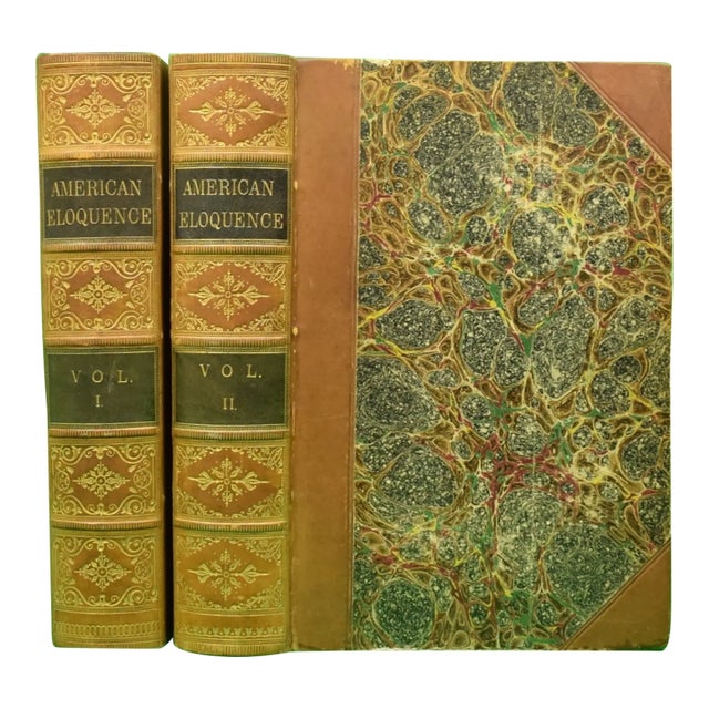 "American Eloquence: A Collection of Speeches and Addresses by the Most Eminent Orators of America Volumes I & Ii" 1857 Moore, Frank For Sale