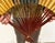 Chinoiserie Stunning 70 Inch Vintage Chinese Hand Painted Gilt Wall Fan Cranes and Pine Motif For Sale - Image 3 of 14