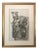 Antique Old Master Ink and Wash Drawing Figures 17th Century For Sale
