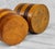 Brown Mid-Century Turned Walnut Stripped Nesting Bowls - A Pair For Sale - Image 8 of 8