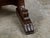Italian 19th Century Walnut Hall Bench with Carved Back and Large Volutes For Sale - Image 9 of 12