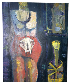 Senō, Mysterious Elegance, 1964, Oil on Canvas
