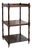 Faux Bamboo Pedestal Bookshelf Table, 1960s For Sale