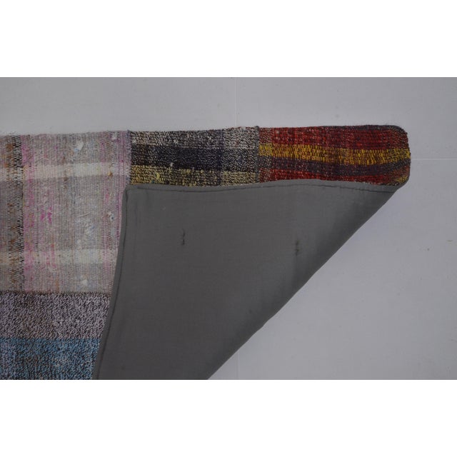 1950s Anatolian Decorative Kilim Runner For Sale - Image 4 of 10