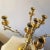 Large 1940s Brass Candelabra for Seven Candles For Sale In Chicago - Image 6 of 7