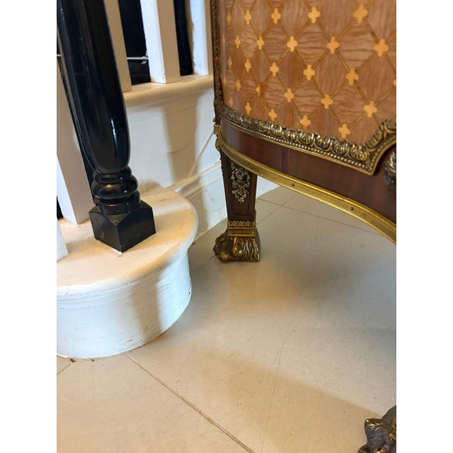 Antique French Ormolu-Mounted Marble Top Sideboard, 1900s For Sale - Image 10 of 18