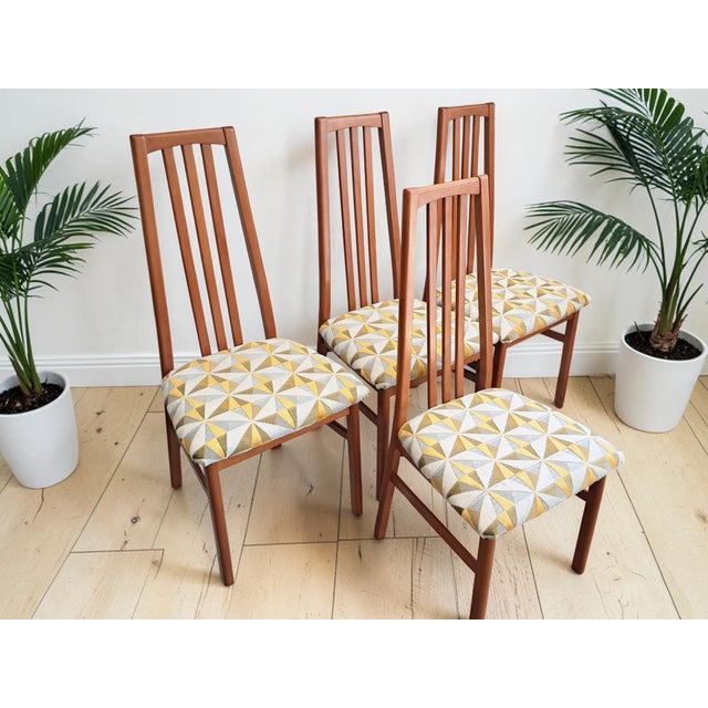 Vintage Dining Chairs by Neil Morris for Morris of Glasgow, 1960s, Set of 6 For Sale - Image 13 of 18