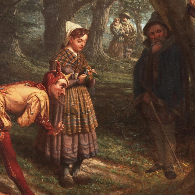 'As You Like It' by Marcus Waterman, Circa 1890, Shakespearean Comedy, Theater Scene, Pastoral For Sale - Image 4 of 11