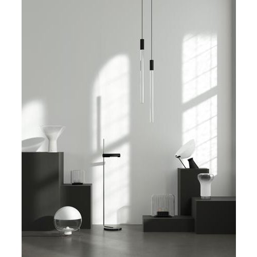 Black-Chrome Alola Floor Lamp by Angelo Mangiarotti for Karakter For Sale - Image 6 of 10