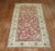Early 20th Century Zabihi Collection Crimson Red Turkish Oushak Carpet For Sale - Image 5 of 12
