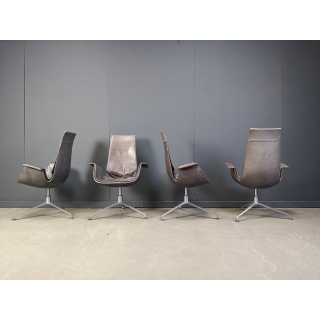 Fk 6725 Chairs by Preben Fabricius & Jørgen Kastholm for Walter Knoll, 1960s, Set of 4 For Sale - Image 9 of 9
