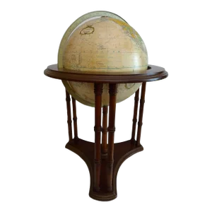 1970s Illuminated Floor Heirloom Globe by Replogle