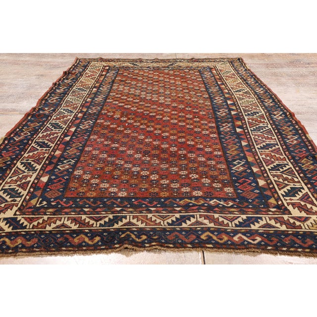 Late 19th Century Caucasian Kazak Rug, 04'06 X 08'09 For Sale - Image 9 of 10