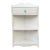 Vintage Wicker Corner Cabinet For Sale