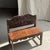 Mini Bench with Carved Backrest, 1980s For Sale - Image 12 of 18
