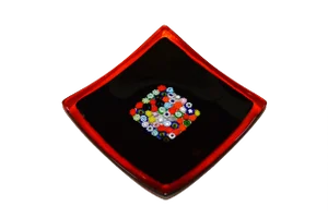 Geox Q20 Murano Glass Plate by Stefano Birello for VeVe Glass, 2019