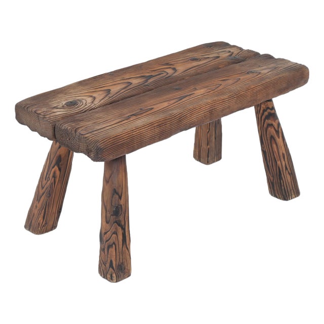 Rustic Wooden Bench or Table, 1950s For Sale