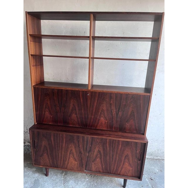 Model HU-9 Secretaire Bookcase in Rosewood from Poul Hundevad, Denmark, 1960s For Sale - Image 10 of 10