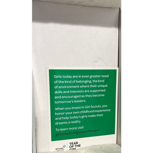 Brown Lladro Year of the Girl / Girl Scout Brownie Porcelain Figurine For Sale - Image 8 of 15