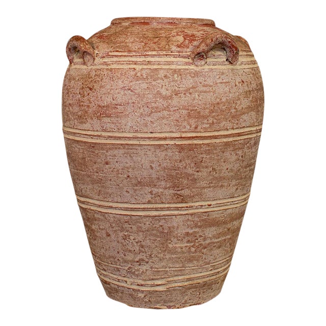 Mid Century Decorative Terracotta Amphora Vase Chairish