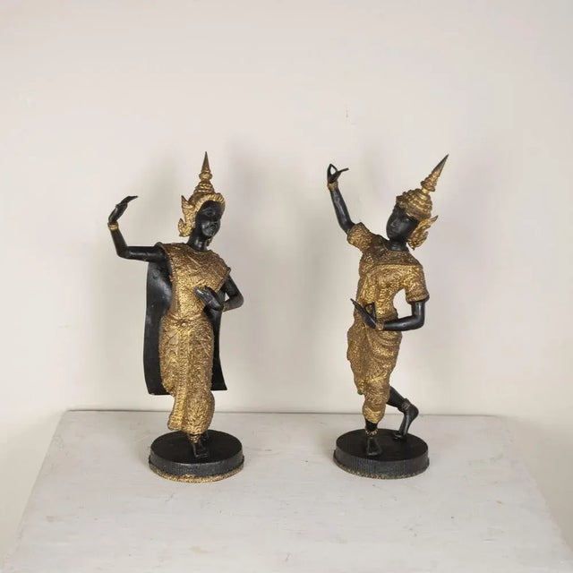 Guardians of the Temple of Rattanakosin Theppanom, Set of 2 For Sale - Image 9 of 10