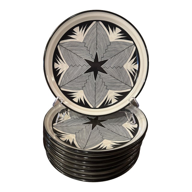 1960s Aspen Nights Salad Plates by Noritake - Set of 8 For Sale