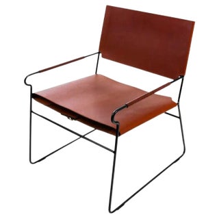Cognac next Rest Chair by OxDenmarq For Sale