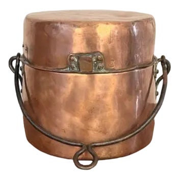 Antique George III Copper Cooking Pot, 1770 For Sale