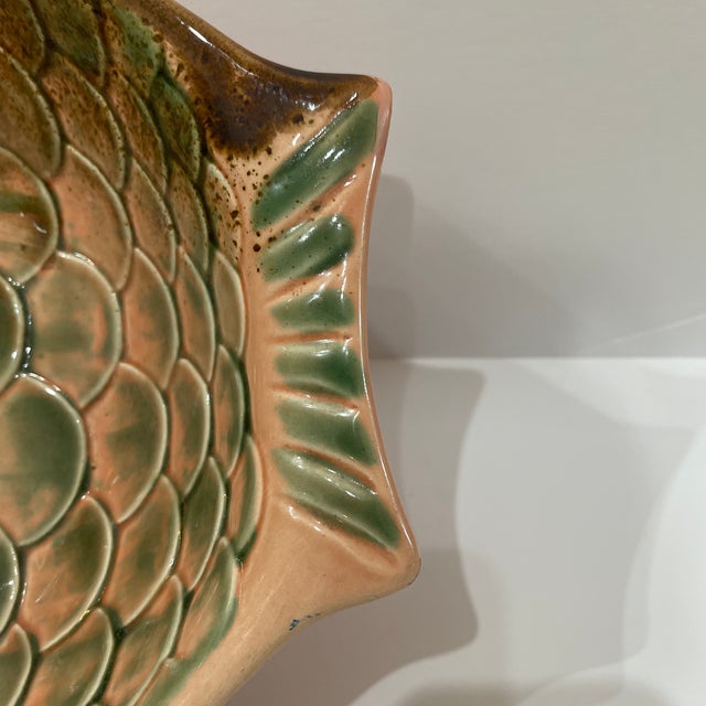 Fish Bowl Italian Baldelli Fine Ceramic Sculpture For Sale - Image 4 of 10