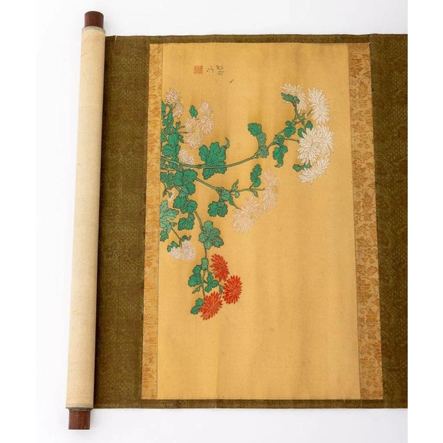 Japanese Painted Scrolls, 2 For Sale - Image 4 of 10