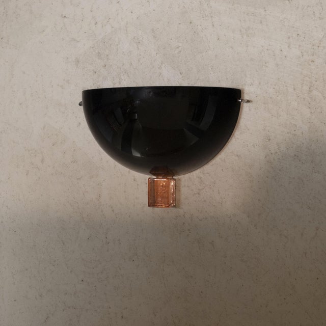 Vintage Wall Light from Venini, 1980s, in Good conditions. Designed 1980 to 1989 I have official proof of authenticity...