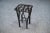French Wrought Iron and Woven Metal Stool, 1950s For Sale - Image 12 of 12