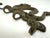 Chinoiserie Vintage Cast Iron Dragon Wall Hook Rack With Four Hooks For Sale - Image 3 of 7