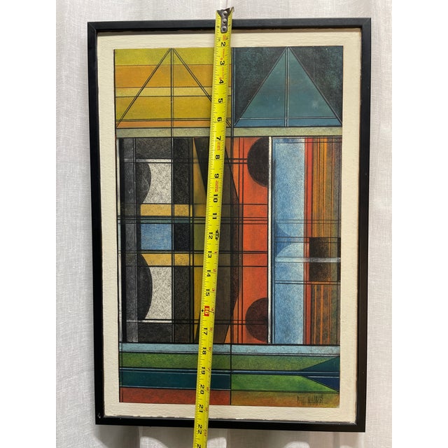 1960s Paul Nabb Original Painting Mid-Century Modern For Sale In Atlanta - Image 6 of 7